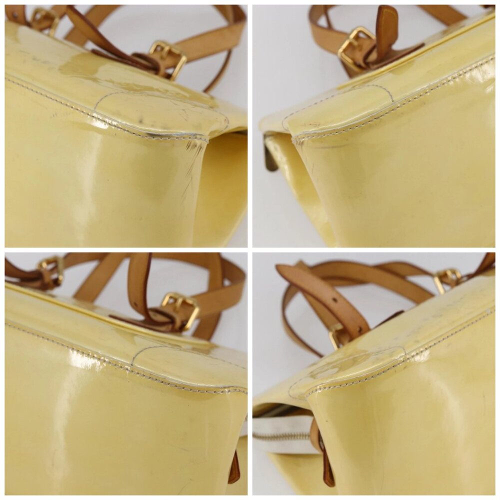 LOUIS VUITTON Monogram Vernis Rosewood Avenue Hand Bag Perle M93508 Auth hk3143 - Picture 14 of 16